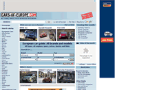 Desktop Screenshot of cars-of-europe.com